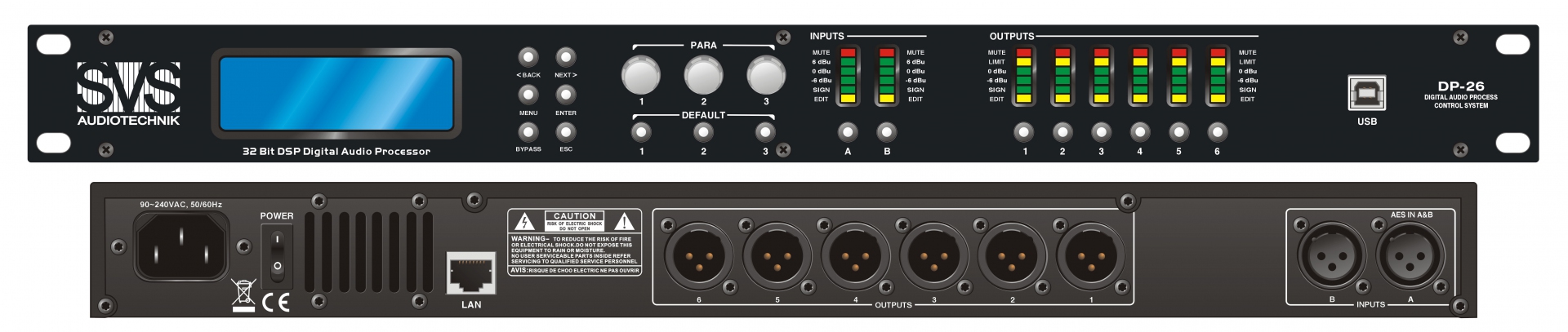 SVS Audiotechnik DP-26 Цифровой процессор: 2 входа 6 выходов в Улан-Удэ