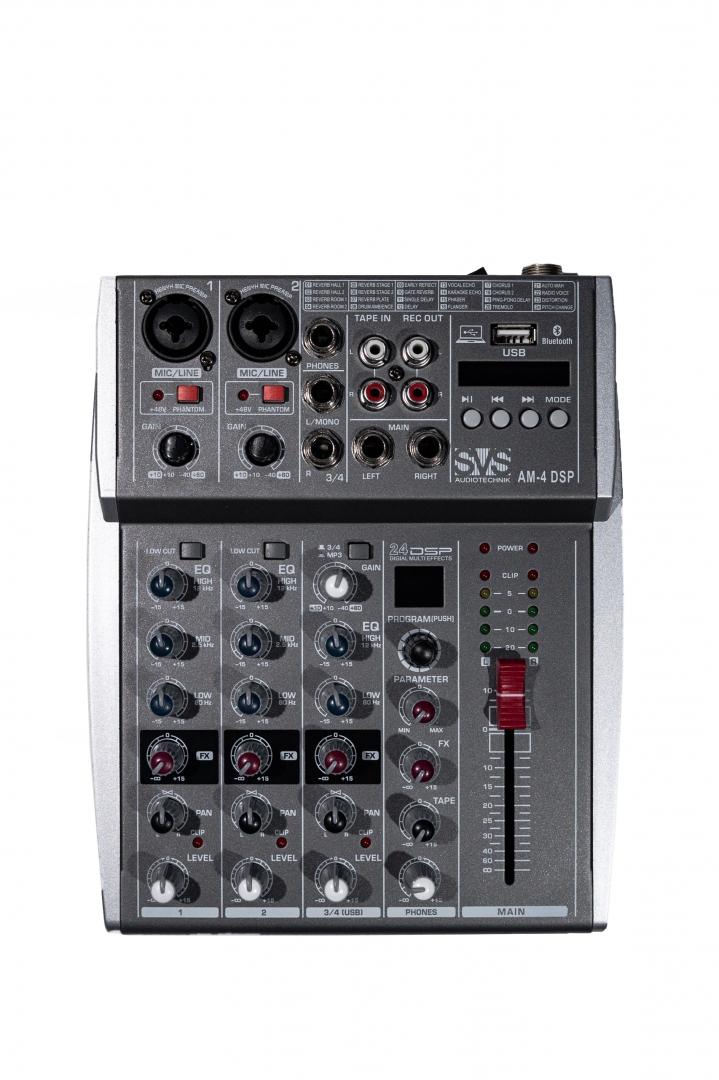SVS Audiotechnik mixers AM-4 DSP Аналоговый микшерный пульт, 4-канала в Улан-Удэ