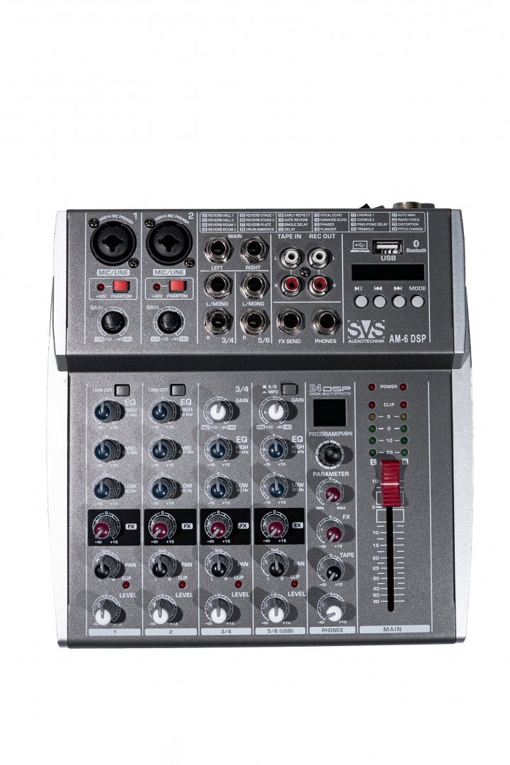 SVS Audiotechnik mixers AM-6 DSP Микшерный пульт аналоговый, 6-канальный SVS Audiotechnik mixers в Улан-Удэ